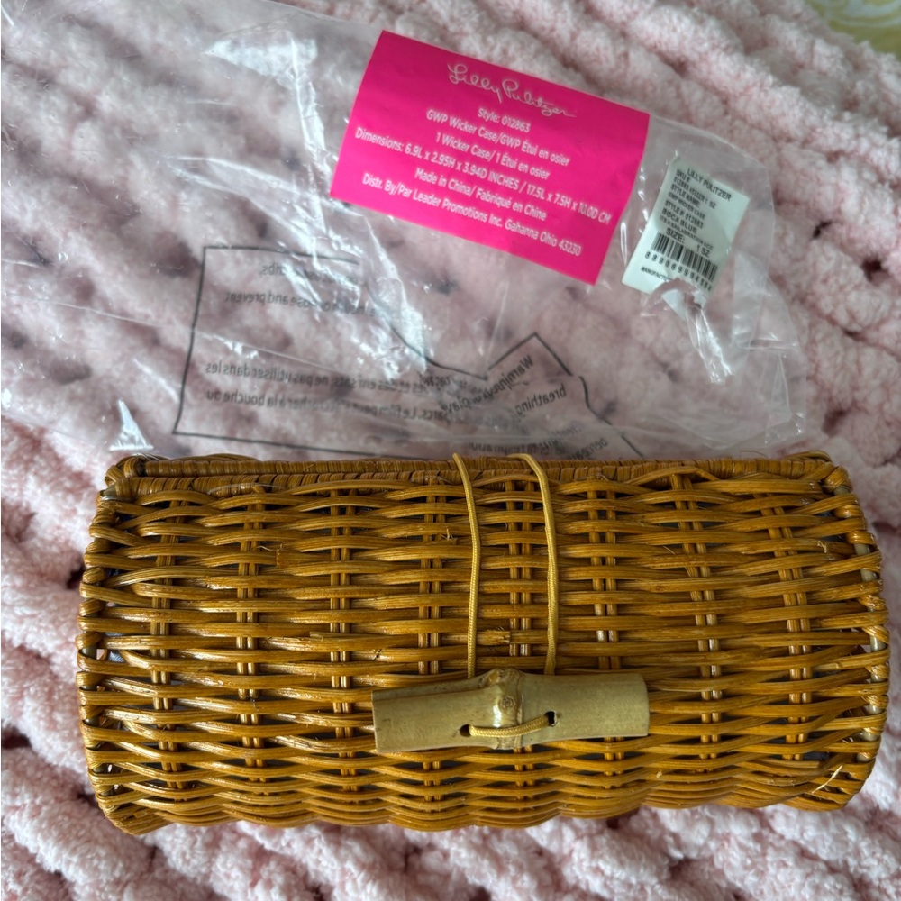 Lilly Pulitzer Wicker Clutch